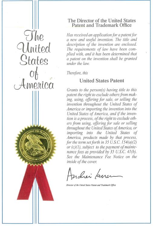 United States Patent